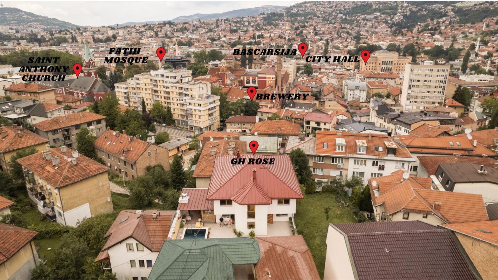 Guesthouse Rose Szarajevó Kültér fotó